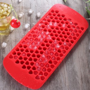 150 Section Silicone Ice Mould – Heart Shape