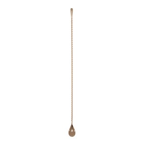 Copper Plated Bar Spoon With Fork 400mm