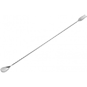 Stainless Steel Bar Spoon With Fork 400mm