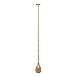 Gold Plated Bar Spoon With Muddler Base 300mm