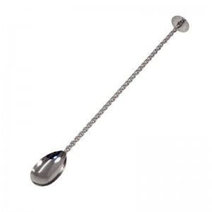 Stainless Steel Luxury Twisted Bar Spoon