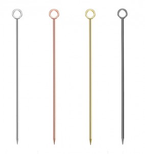Copper Plated Circle Top Cocktail Picks