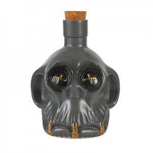 Ceramic Deadhead Tiki Bottle 850ml