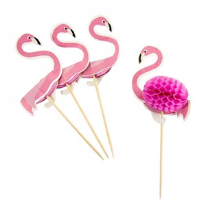 Flamingo Topper Cocktail Picks – Pack Of 100