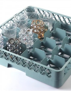25 Compartment Glass Rack For Glasses Up To H 8.5cm × Dia 9cm