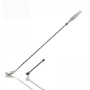 Bar Spoon With Switched Tail (Muddler&Fork)