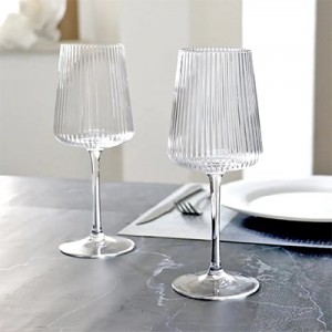 Ribbed Evelyn Wine Glass 410ml