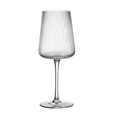 Ribbed Evelyn Wine Glass 410ml