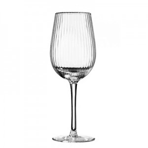 Ribbed Wine Glass 600ml