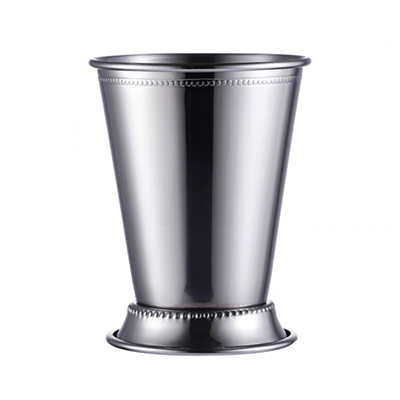 Stainless Steel Beaded Mint Julep Cup 360ml