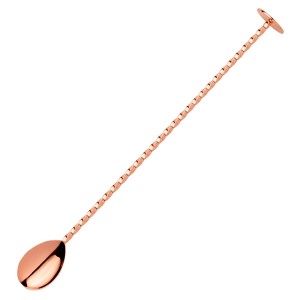 Copper Plated Luxury Twisted Bar Spoon