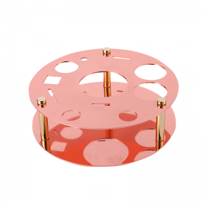 Copper Plated Round Bar Tools Rack