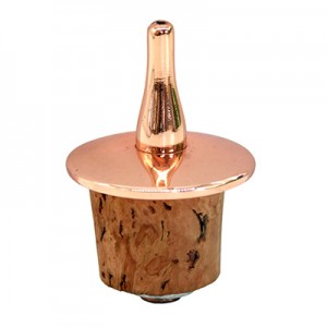 Zinc Alloy Pourer With Wooden Stopper No.70 – Copper