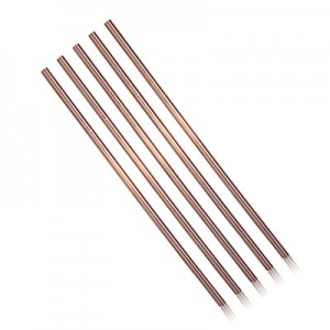 Copper Plated Straight Straw 8.5 Inch