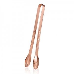 Copper Plated Deluxe Ice Tong 19.5cm