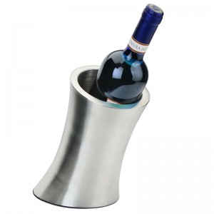 Stainless Steel Double Wall Slanted Wine Cooler