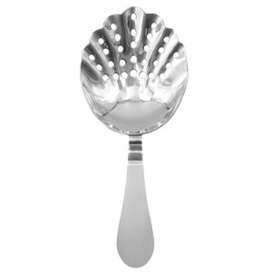 Stainless Steel Shell Julep Cocktail Strainer