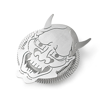 Stainless Steel Oni Hannya Demon Cocktail Strainer Featured Image