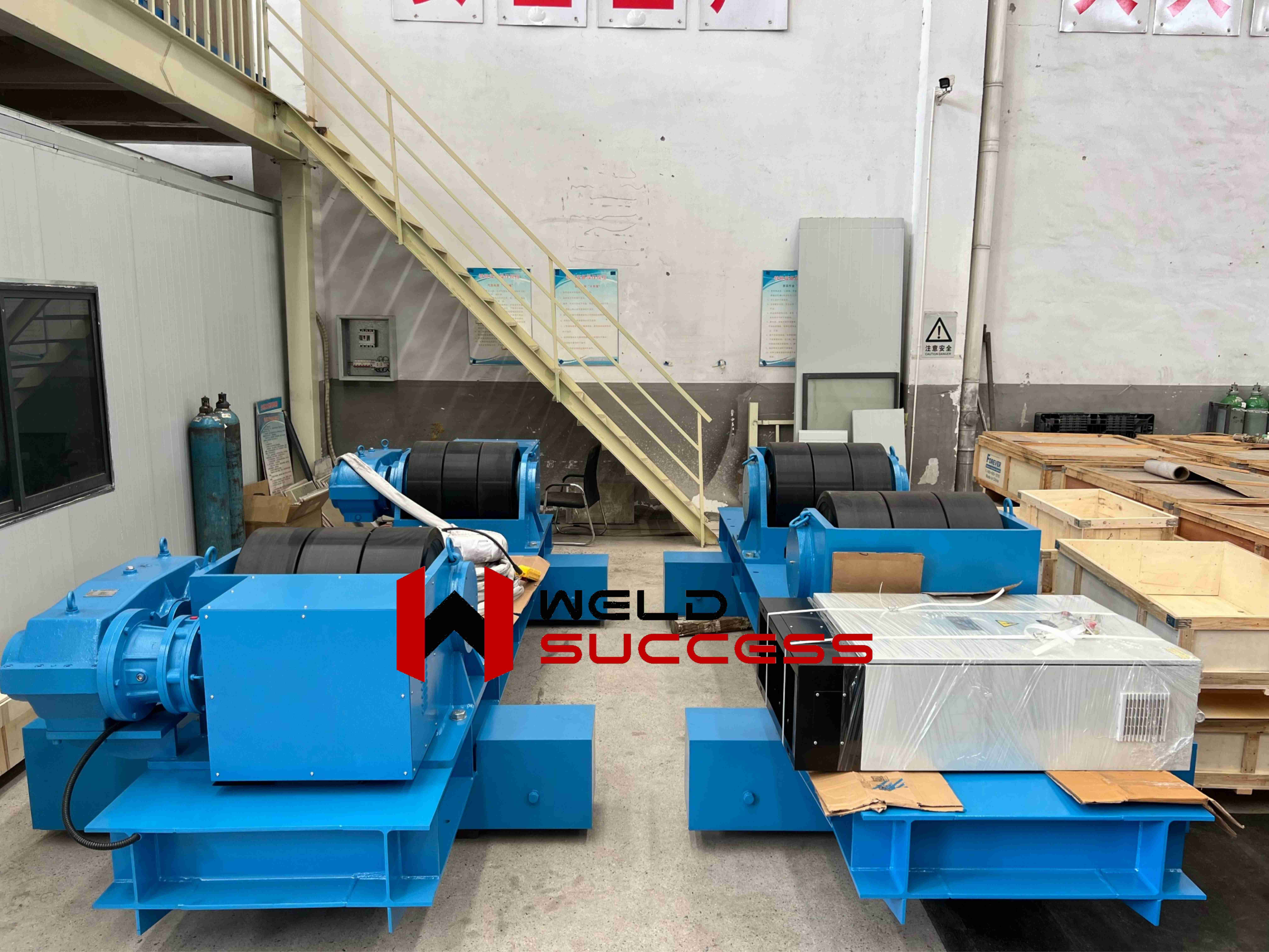 CR-200 Welding Rotator with PU / Steel wheels for vessels fabrication