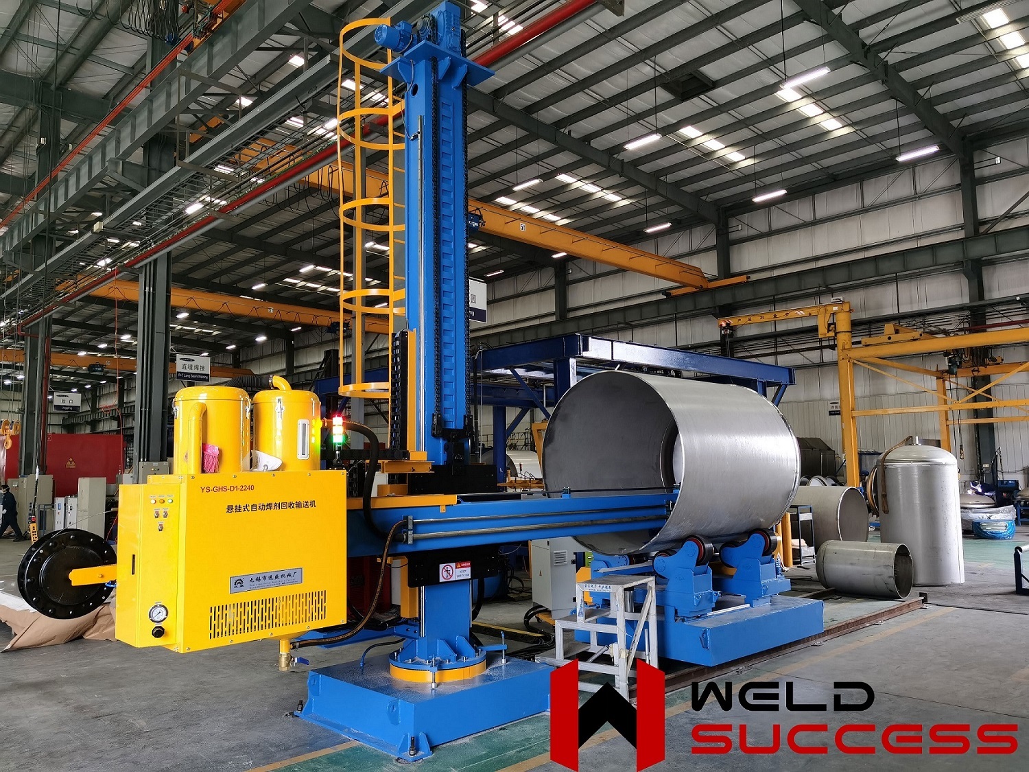 Motorized Rotation Heavy Duty Automatic Welding Machines Manipulators With Welding Rollers