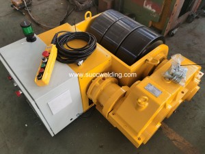 160T Welding Conventional Pipe Rollers Rotator With PU With Bolt Adjustment