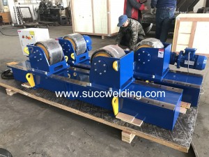 Bolt Adjustment 40T Pipe Welding Rotator With PU Wheels
