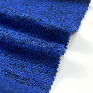Suerte textile nouveau type personnalisé poly pull tricot tissu hacci