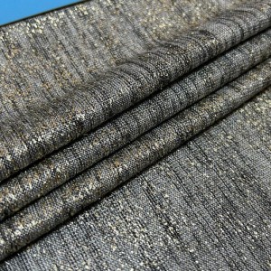 Suerte 직물 금속성 부드러운 tr 니트 스웨터용 브러시드 하치 직물