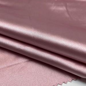 Suerte textile  high glossy smooth soft polyester silk satin fabric for dress