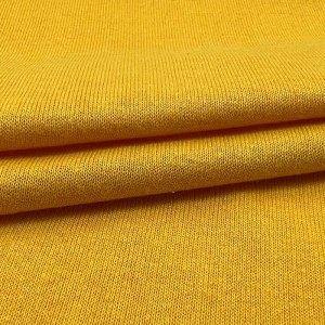 Suerte textielfabriek directe verkoop tc polyester katoenen ribgebreide stof