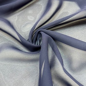 Suerte textiel op maat gemaakte zachte effen chiffon polyester stof voor jurk