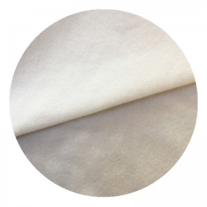 Suerte textile white solid color dbp double brushed poly polyester knit fabric