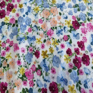 Suerte dệt thiết kế hoa lycra cotton tre và vải thun bên sân