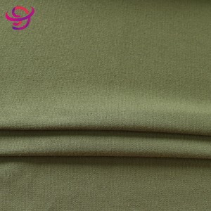 Hochwertiger Polyester-Baumwoll-Spandex-Rippenstoff von Suerte Textile