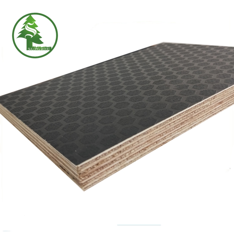 1250*2500mm 12mm/18mm/21mm Poplar core black&brown film faced plywood from Sulong Wood