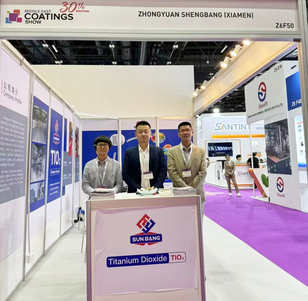 SUN BANG makes a brilliant appearance at the Middle East Coatings Exhibition