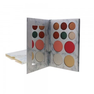 The latest 6-color eyeshadow with 2 blushes and 2 compacts set cheap mixed set —— 10