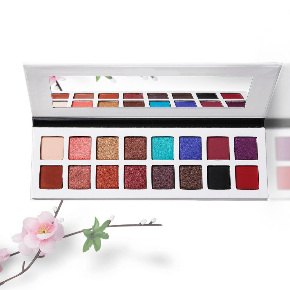 The new 16-color matte pearl blend eyeshadow palette easy to color beginners cheap eyeshadow palette —— 10009
