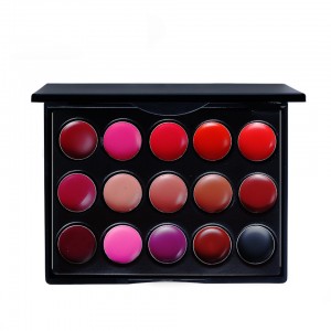 Custom Lipstick Container Palette Logo No Private Label Cosmetics High Pigment Lipstick Palette-1017