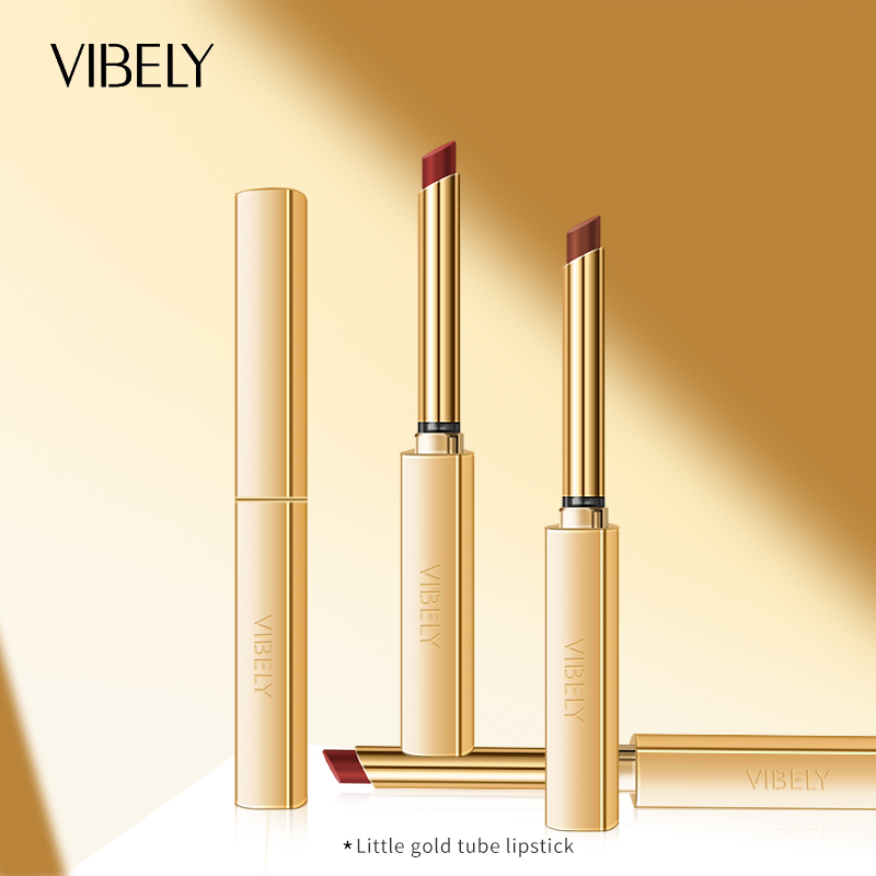 [one pack] small gold bar matte lasting lipstick 1023-MF Featured Image