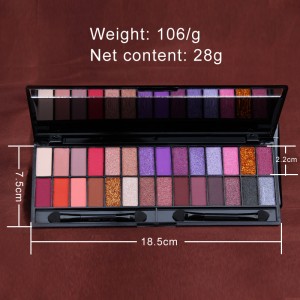 Wholesale Price Blush For Rebranding - 28 Color matte glitter eyeshadow palette eyeshadow with brush  28SYY – Sunbeam