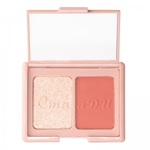 Two-color highlighter and blush palette 2SGG-NC