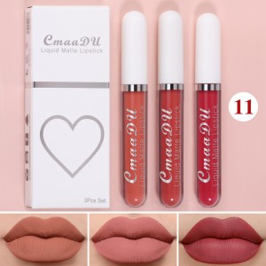 Customize Private Label 18 Colors Matte Liquid Lipstick 3pcs Set 3ZZCC