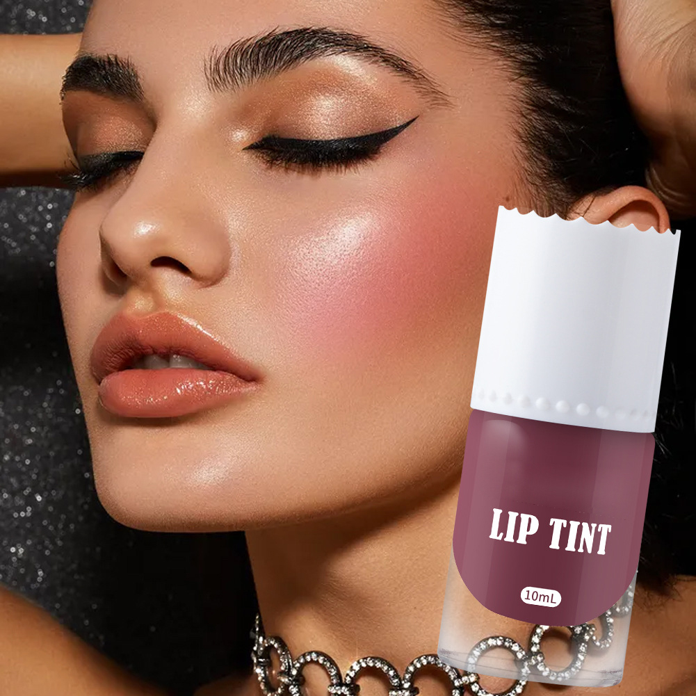 Rouge natural moisturizing matte monochrome nude makeup three-dimensional repair liquid blush-7004-019
