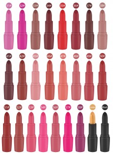 Lipstick cosmetics wholesale no logo high quality low MOQ waterproof good pigment moisturizing shiny-7301-026B