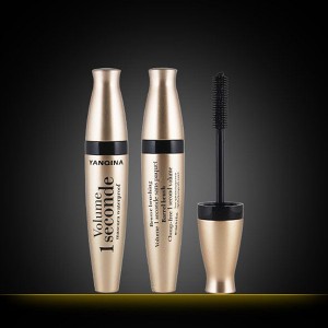 Black Curling Eyelash Smooth Mascara With Silicone Brush Waterproof Sweatproof Non-smudge Long Lasting Eye Cosmetic-8818#