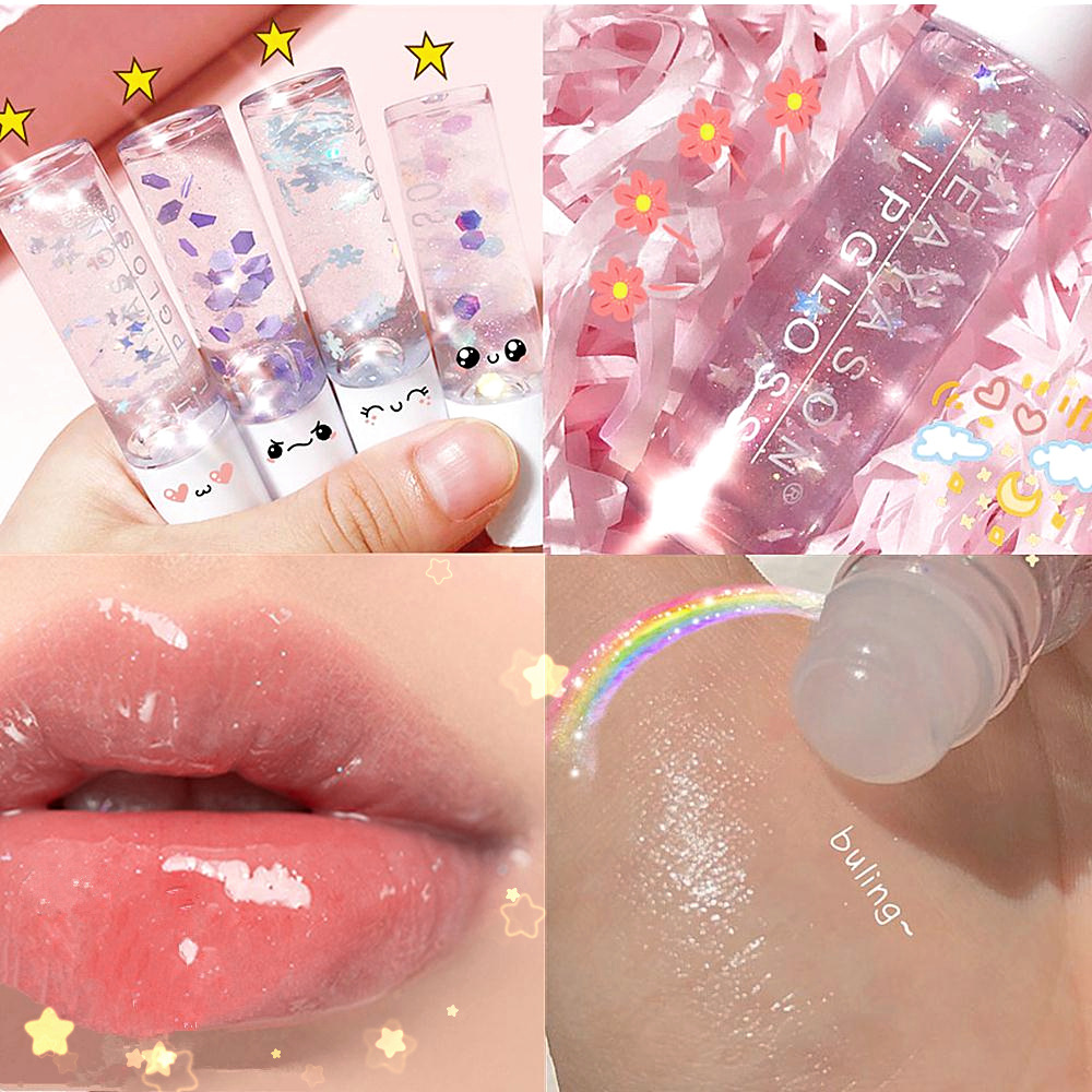 Transparent Lip Gloss Pearlescent White Base Lip Gloss  Moisturizing Lip Oil DYS03 Featured Image