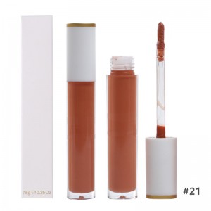 Wholesale 25 colors moisturizing liquid pearlescent diamond shiny lip gloss lip glaze lip makeup