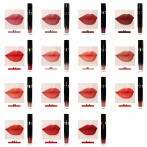 Liquid Matte Lipstick Private Label Waterproof Lip Gloss Lip Tint Long Lasting Custom Logo Makeup