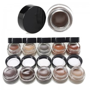 Colors Waterproof eyebrow gel Beauty marble design with good quality private label eyebrow